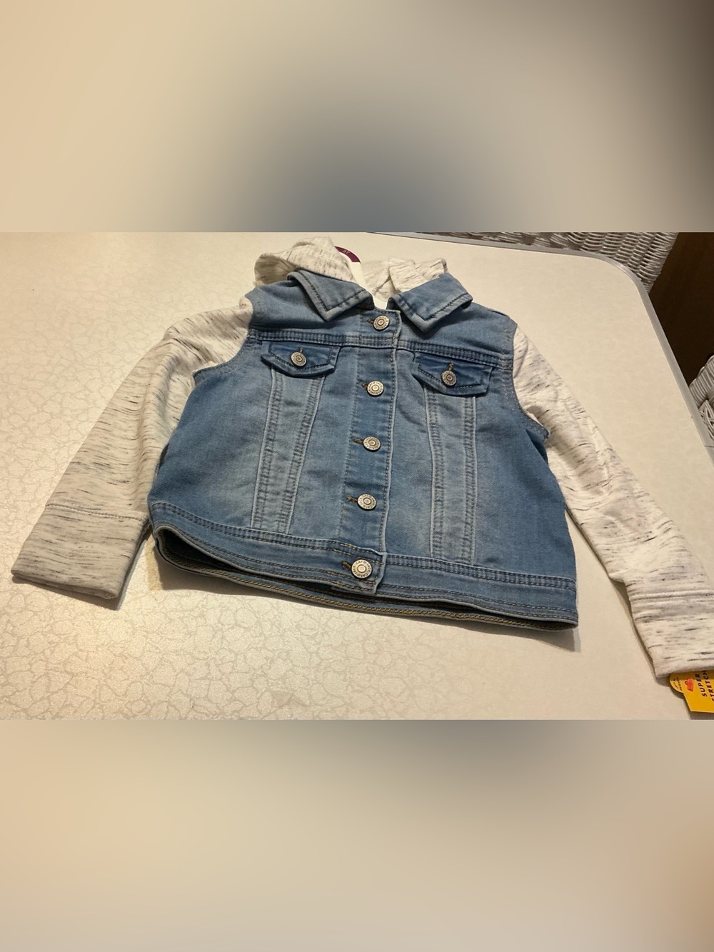 3T toddler Levi hoodie and salmon colored dress combo